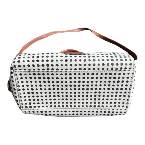 FOSSIL Satchel Bag Sydney in White/Black Polkadot - Picture 3 of 3